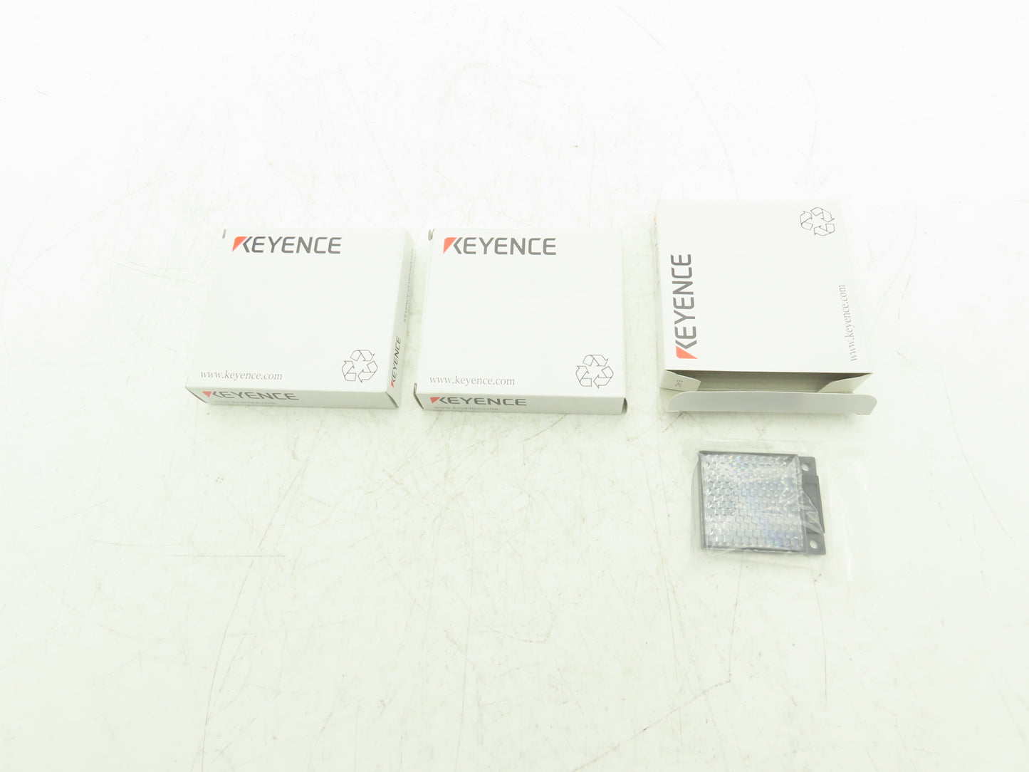 Keyence OP-84219 Photoelectric Sensor Reflector  Lot of 3