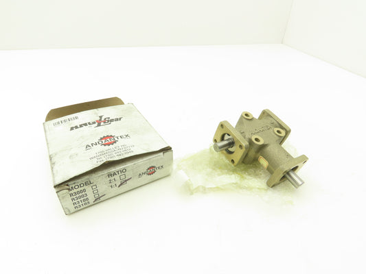 Andantex AnglGear R3103 Right Angle Gearbox Drive 3-Way 1:1 Ratio 3/8" Shaft