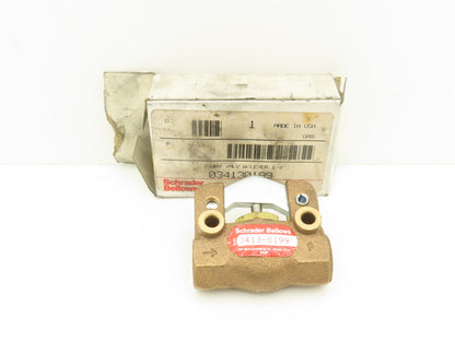 Parker Schrader Bellows 034130199 Brass Pneumatic Valve 2-Way Lever 1/4" NPT