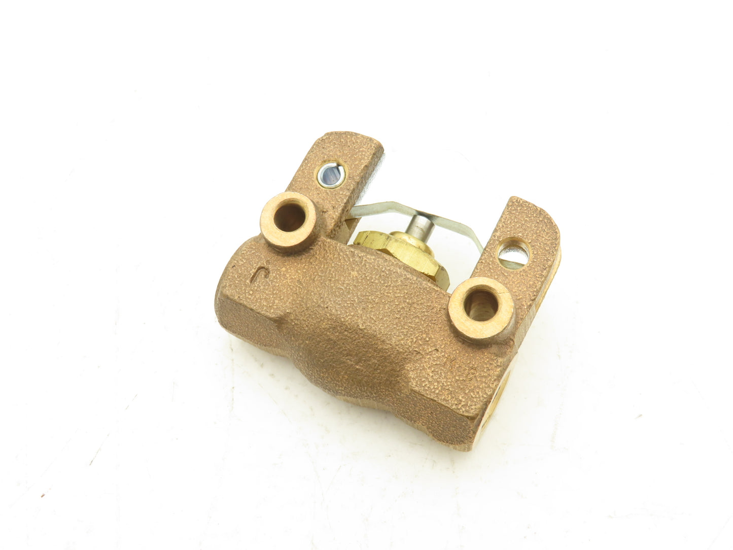 Parker Schrader Bellows 034130199 Brass Pneumatic Valve 2-Way Lever 1/4" NPT