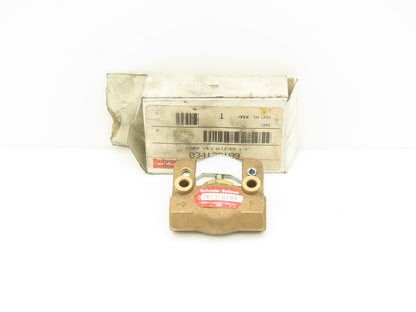 Parker Schrader Bellows 034130199 Brass Pneumatic Valve 2-Way Lever 1/4" NPT
