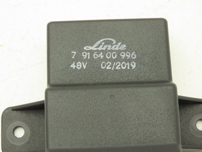 Linde 7 91 6400 996 Forklift Electronic Resistor Module Removed From E20C