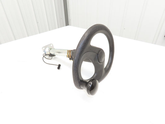 Linde Forklift  Steering Wheel & Column W/Horn Removed From E20C