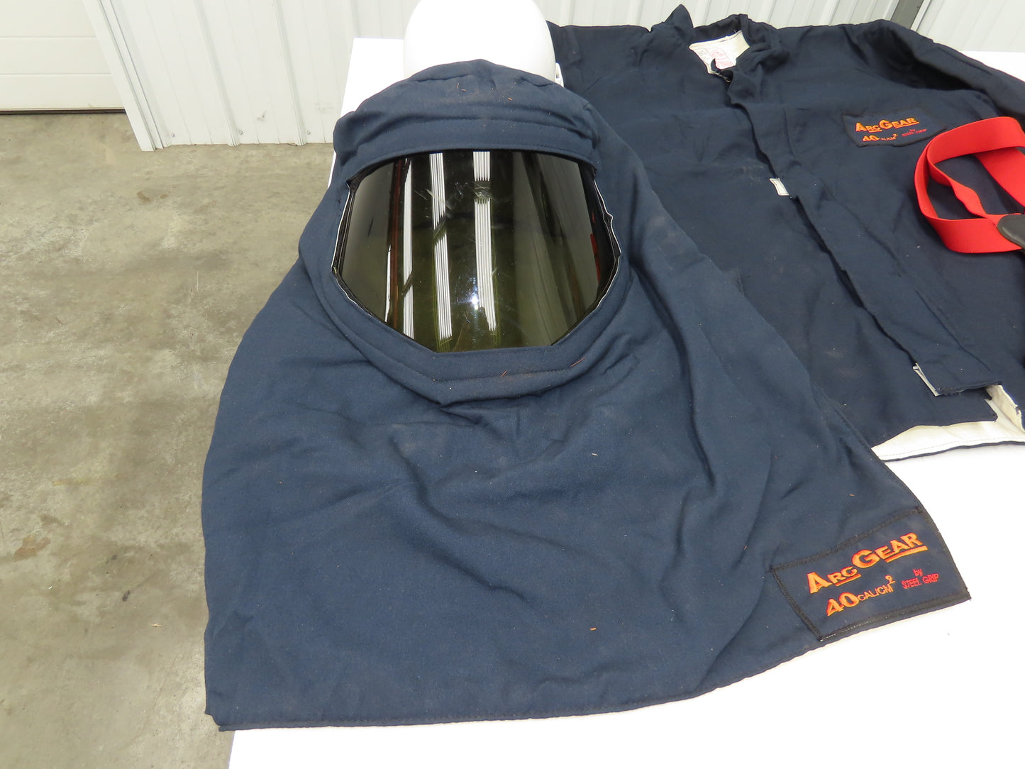 Steel Grip AG 40P/AG 40C35 Arc Gear AG40  C-35 Coat Pants Suspenders Helmet Hood