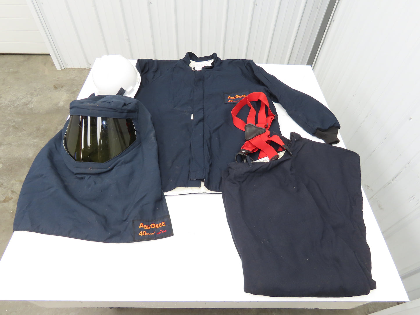 Steel Grip AG 40P/AG 40C35 Arc Gear AG40  C-35 Coat Pants Suspenders Helmet Hood