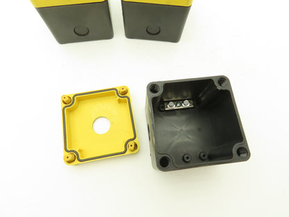 Schmersal MBK 311 GB Single Hole Pushbutton Box Lot of 3