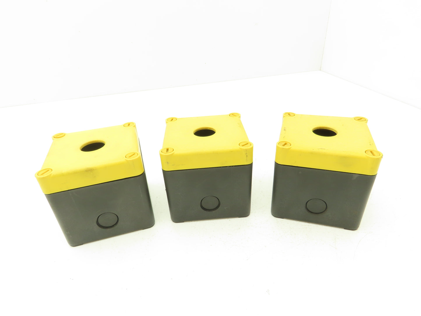 Schmersal MBK 311 GB Single Hole Pushbutton Box Lot of 3