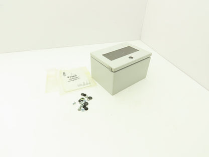 Hoffman LWC201512 Inline Enclosure 200x150x120mm w/5.87" x 2.31" Window