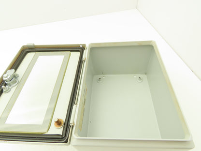 Hoffman LWC201512 Inline Enclosure 200x150x120mm w/5.87" x 2.31" Window