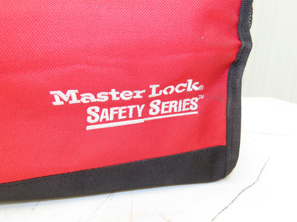 Master Lock 1458VE410 Portable Lockout Kit 8 Padlocks Gate Covers Hasp Cable