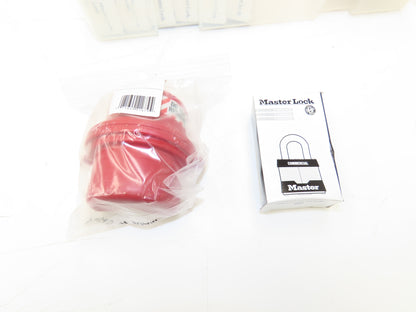 Master Lock 1458VE410 Portable Lockout Kit 8 Padlocks Gate Covers Hasp Cable