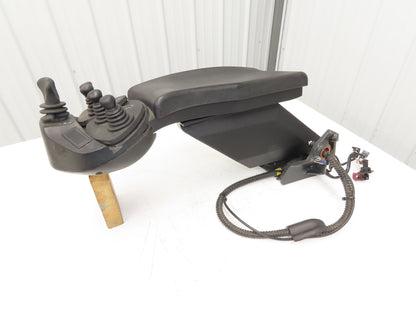 Linde Forklift Arm Rest 5 Lever Mast & Directional Control Removed From E20C