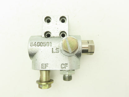 Linde 0009443041 Electric Forklift Flow Control Valve Removed From E20C
