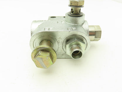 Linde 0009443041 Electric Forklift Flow Control Valve Removed From E20C