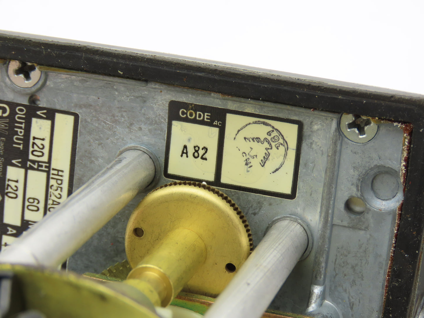 Eagle Signal HP52A6 A82 HP5 Reset Analog Timer 120VAC 60Hz 0-150 Sec. Dial Type.