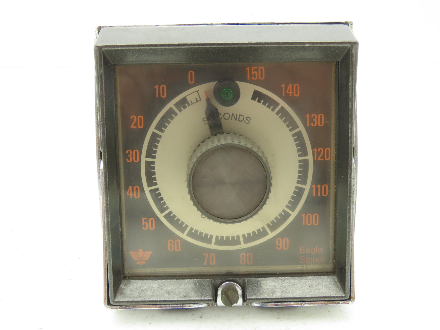 Eagle Signal HP52A6 A82 HP5 Reset Analog Timer 120VAC 60Hz 0-150 Sec. Dial Type.