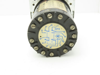 Eagle Signal HP52A6 A82 HP5 Reset Analog Timer 120VAC 60Hz 0-150 Sec. Dial Type.