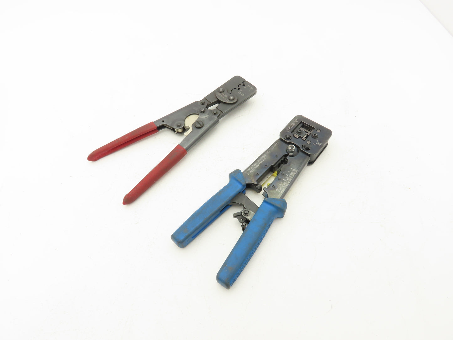 Waldom W-HTR-1031E Crimping Tools Ethernet Crimping Ratchet Lot of 2