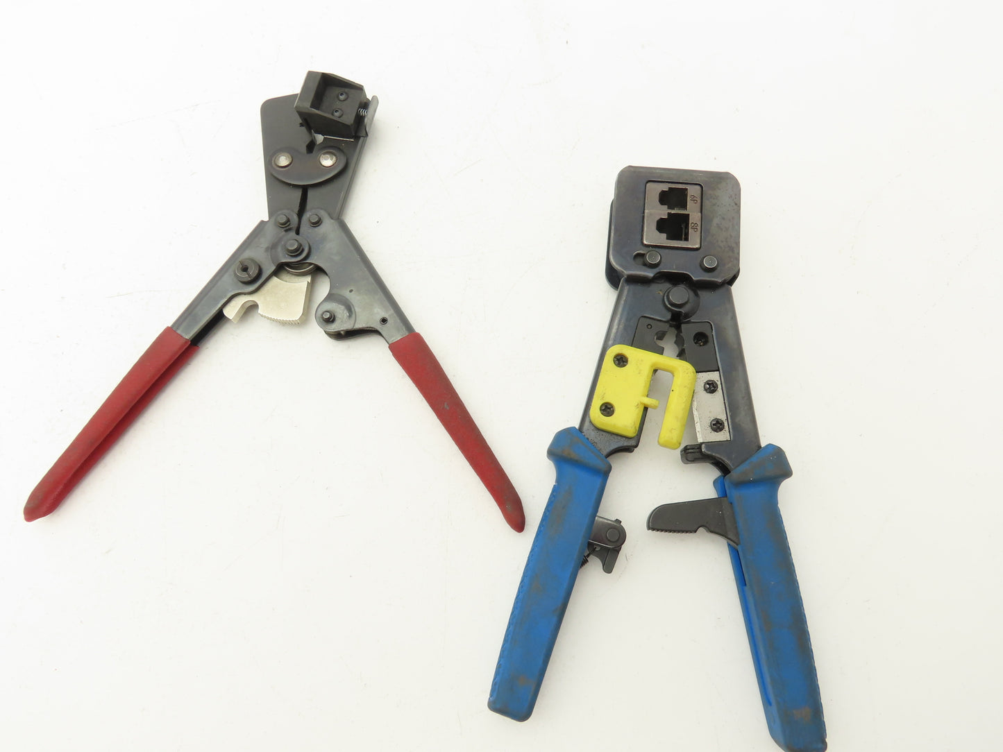 Waldom W-HTR-1031E Crimping Tools Ethernet Crimping Ratchet Lot of 2