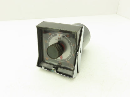 Eagle Signal HQ903A6 HQ9 Reset Analog Timer 125-250VAC 60Hz 0-60 Sec. Dial Type
