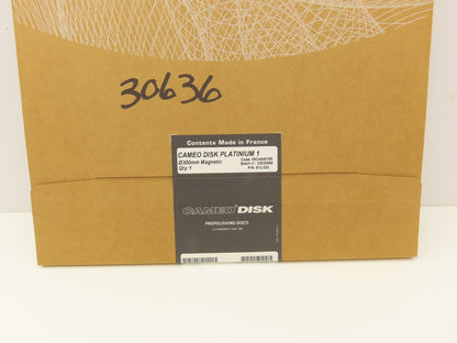 LECO 812-333 CAMEODISK Platinum 1 Prepolishing Disc 300mm Diameter Magnetic
