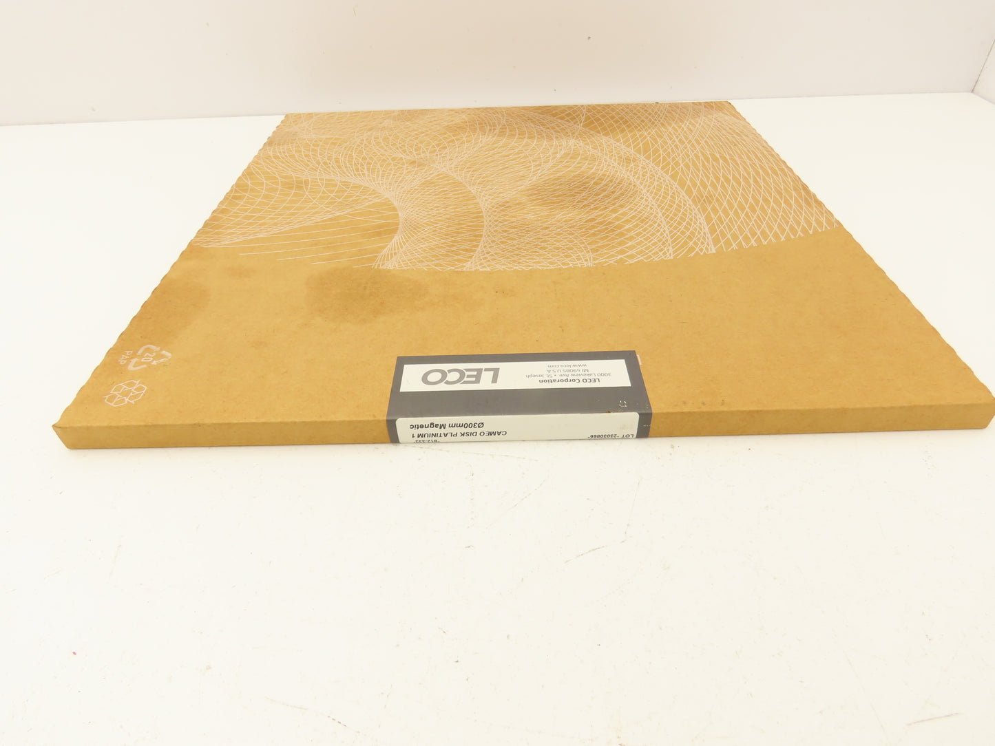 LECO 812-333 CAMEODISK Platinum 1 Prepolishing Disc 300mm Diameter Magnetic