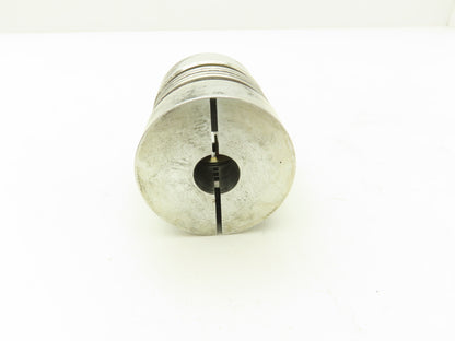 R+W 09372-9864-0 Bellows Flex Coupling Split Clamp Hub 16x16mm Bore 70mm Length