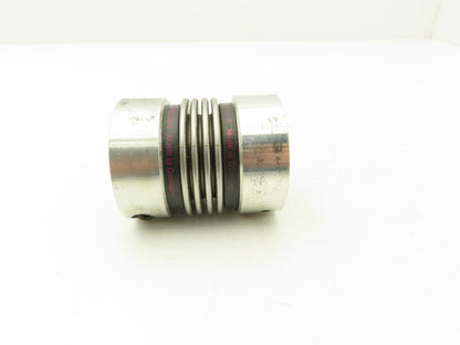 R+W 09372-9864-0 Bellows Flex Coupling Split Clamp Hub 16x16mm Bore 70mm Length