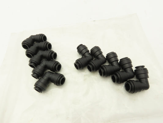John Guest 23806 12mm Elbow Connector Push Type Self Locking Water Lot of 10
