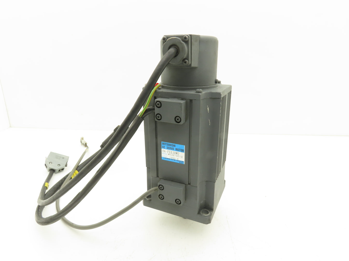 Mitsubishi HA-FE63BW2 AC Servo Brake Motor 3000 RPM with Encoder