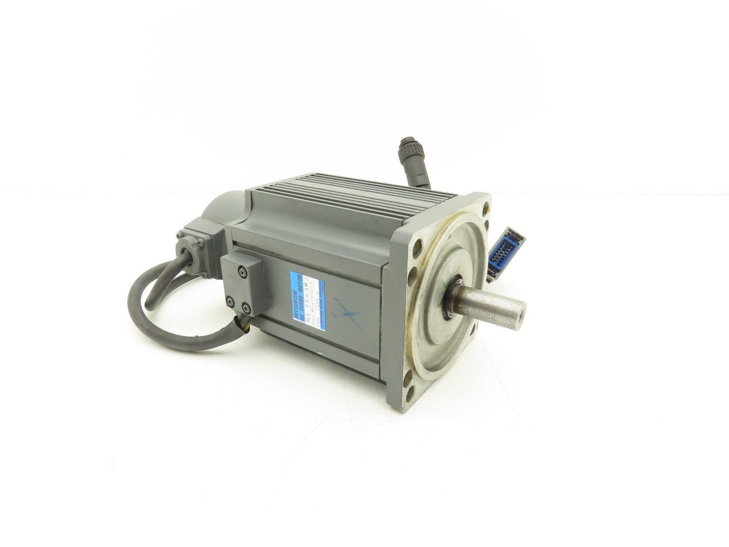 Mitsubishi HA-FE63W2 AC Servo Motor with Encoder 16mm Shaft