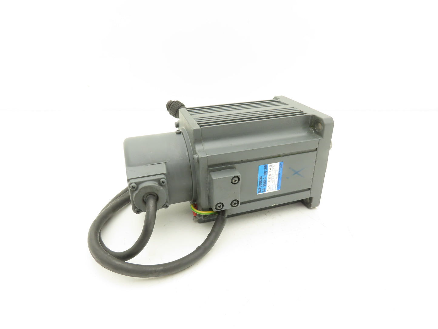 Mitsubishi HA-FE63W2 AC Servo Motor with Encoder 16mm Shaft