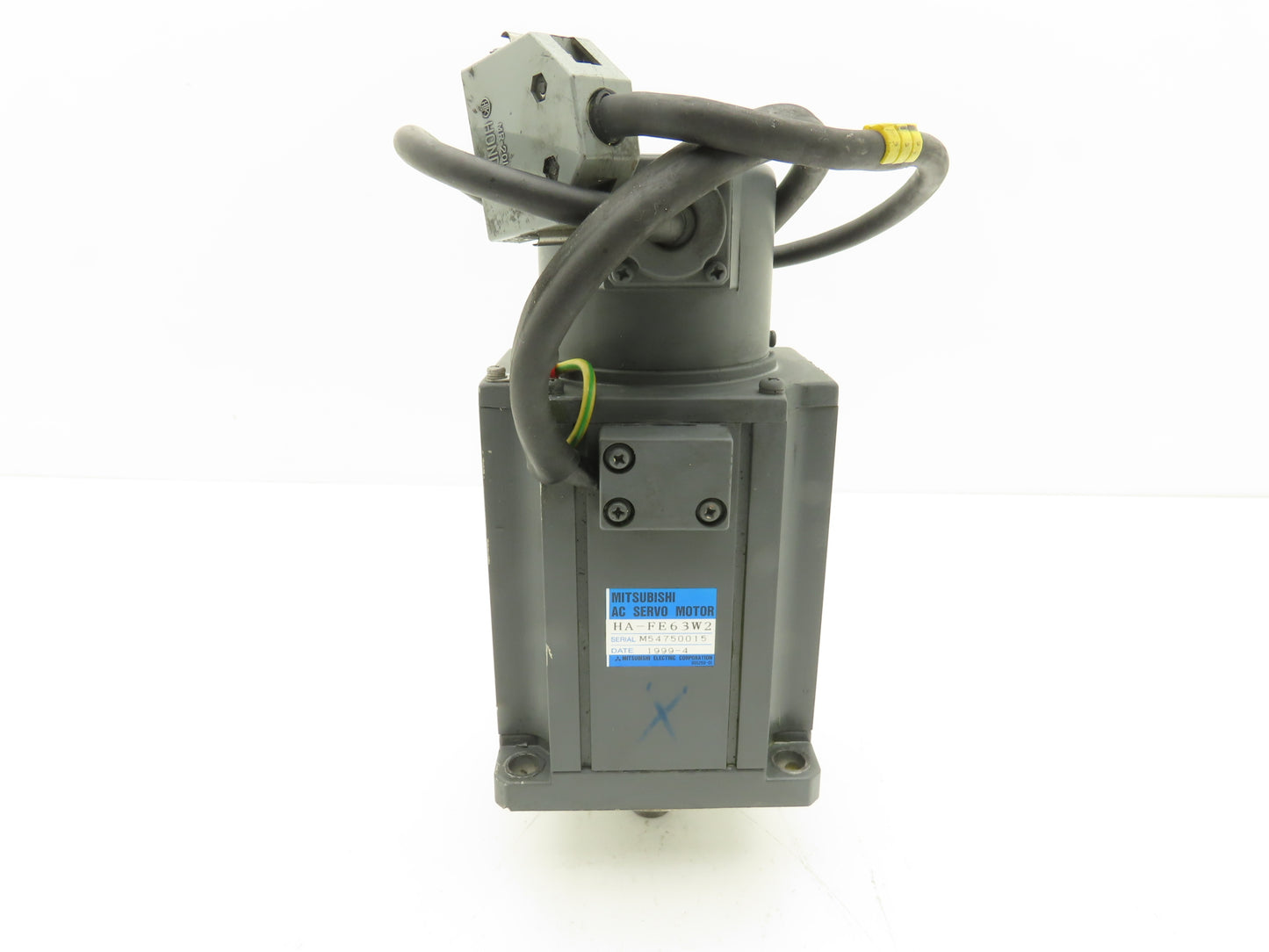 Mitsubishi HA-FE63W2 AC Servo Motor with Encoder 16mm Shaft