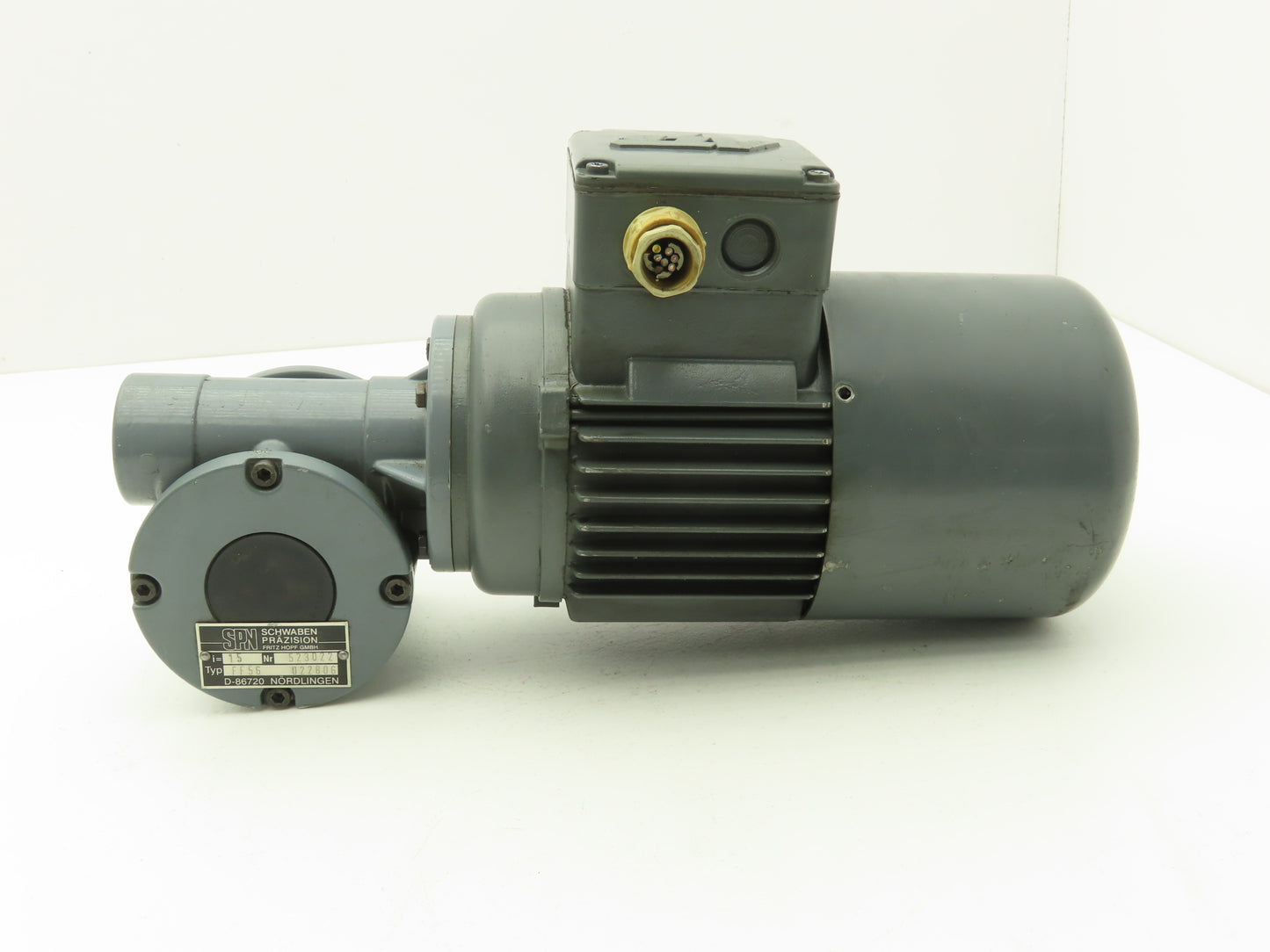 ATB BAF63/2C-7 Gear Motor .37kw 400/230V 3PH 15:1 Reducer SPN FF56 19mm Shaft