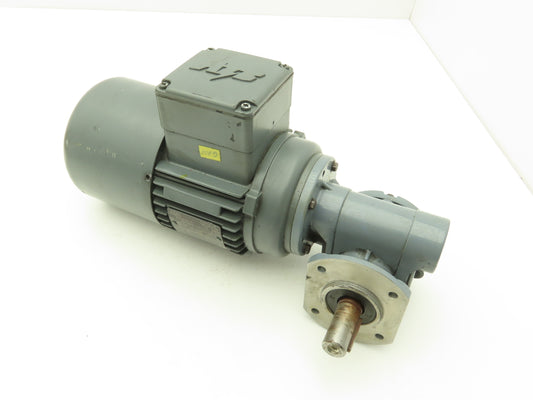 ATB BAF63/2C-7 Gear Motor .37kw 400/230V 3PH 15:1 Reducer SPN FF56 19mm Shaft