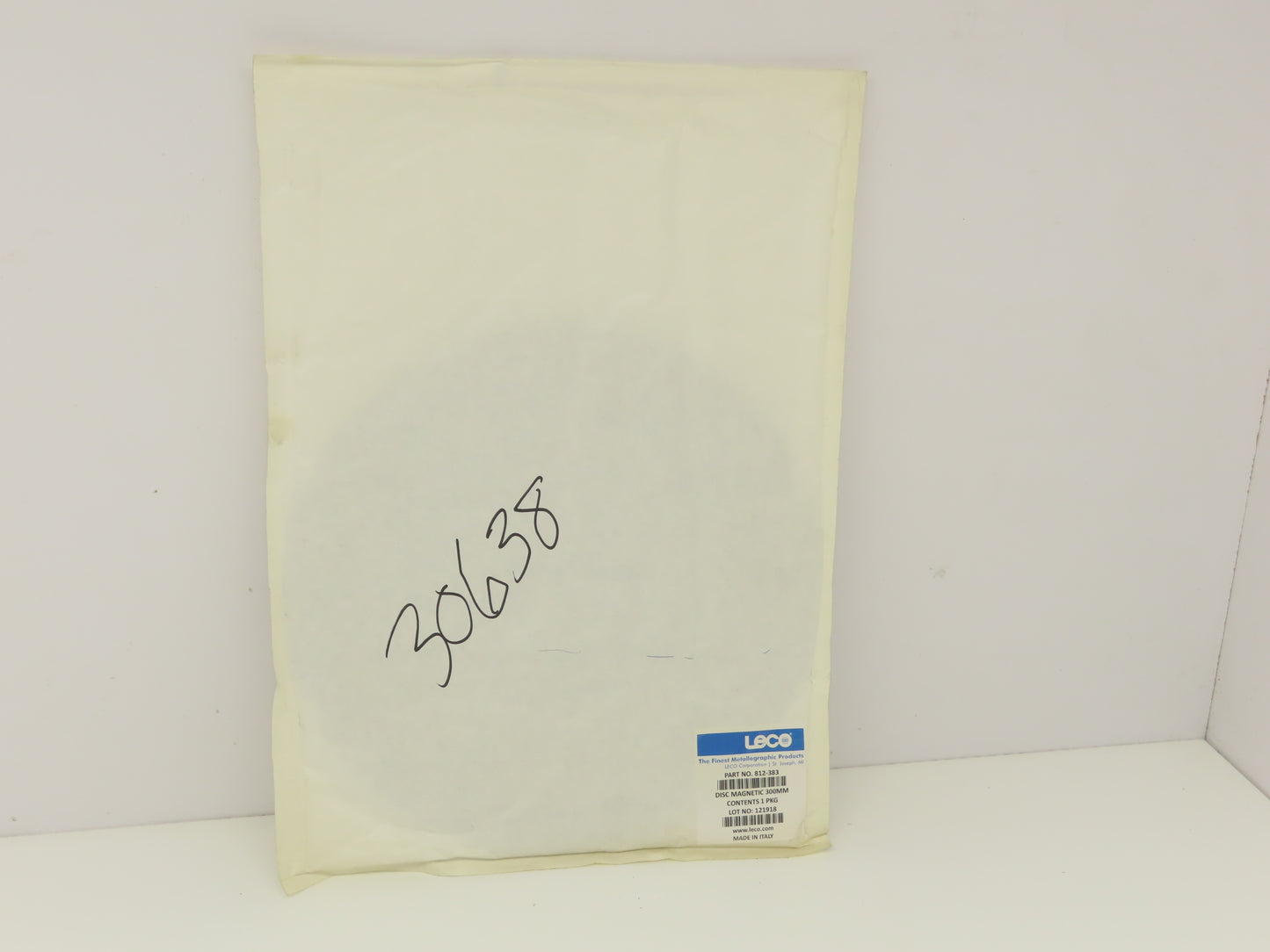 LECO 812-383 CAMEODISK Diamond Preparation System Disc 300mm Diameter Magnetic