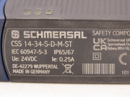 Schmersal 101181063 Magnet Safety Sensor Non Contact CSS 14-34-S-D-M-ST