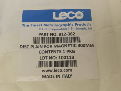 LECO 812-362 Reusable Teflon Disc for Magnetic 300mm Diameter