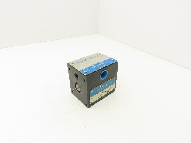 Vickers DG4S4-010C-50 Directional Control Solenoid Valve Coils Are Missing