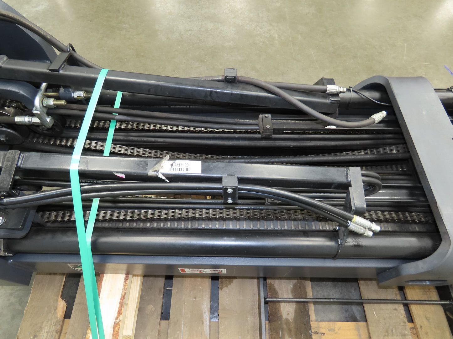 Linde E20C Forklift Mast Class II 4 Stage 4 Lever 258.5" Lift 2155 lbs Max