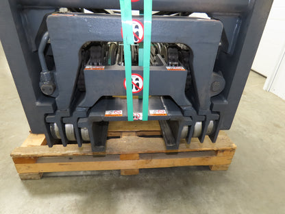 Linde E20C Forklift Mast Class II 4 Stage 4 Lever 258.5" Lift 2155 lbs Max