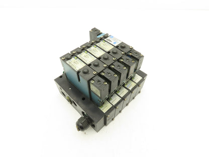 MAC 92B-AAB-000-DM-DJAP-1DG Solenoid 5 Valve Manifold Assy 120V 92B-000-BJA
