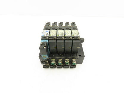 MAC 92B-AAB-000-DM-DJAP-1DG Solenoid 5 Valve Manifold Assy 120V 92B-000-BJA