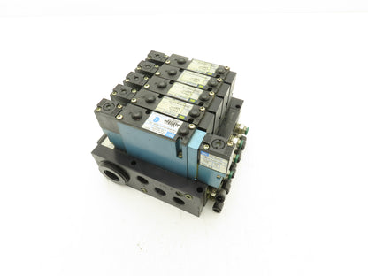 MAC 92B-AAB-000-DM-DJAP-1DG Solenoid 5 Valve Manifold Assy 120V 92B-000-BJA