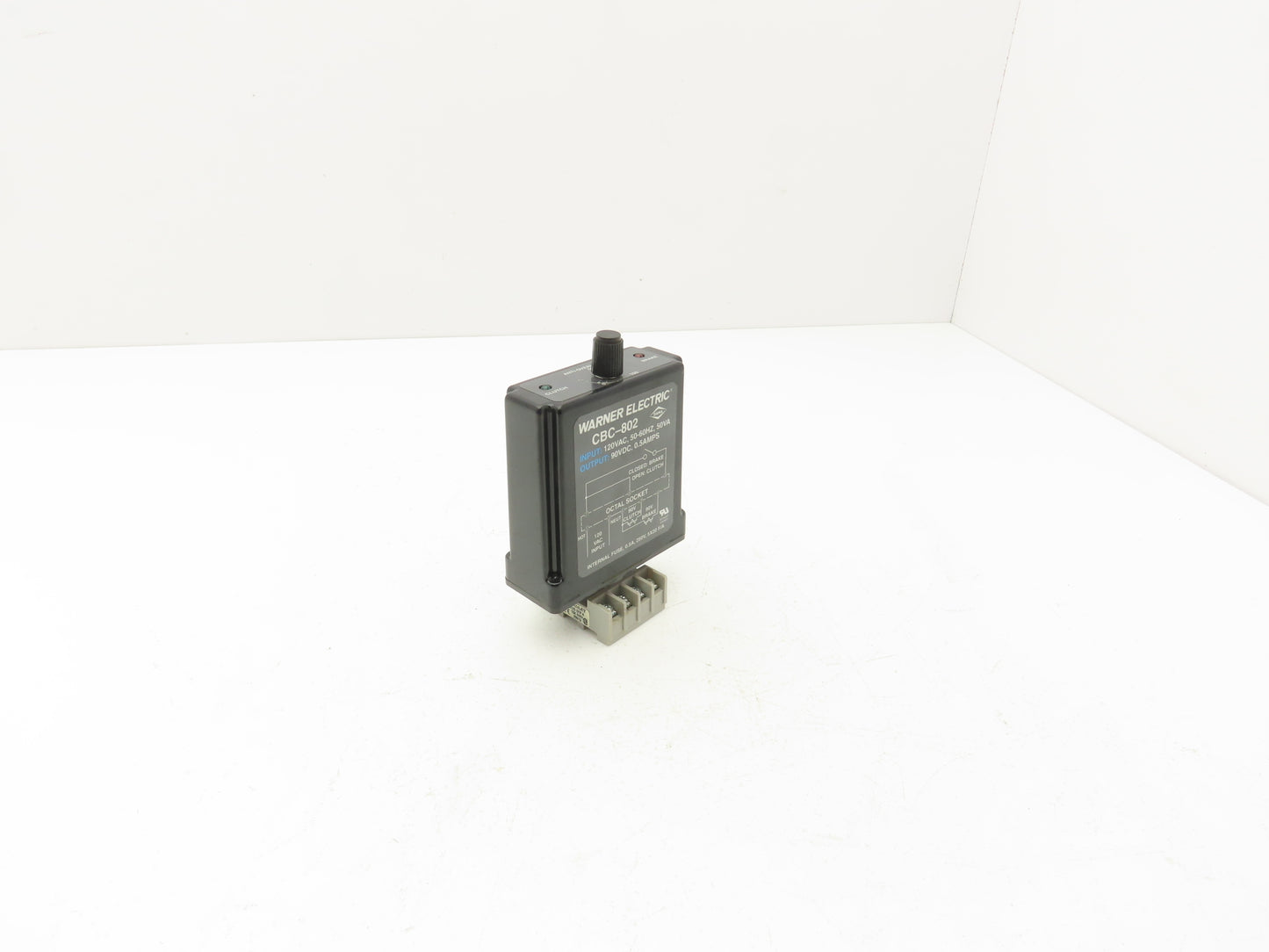 Warner Electric CBC-802 Clutch Brake Control Power Supply 115VAC-90VDC