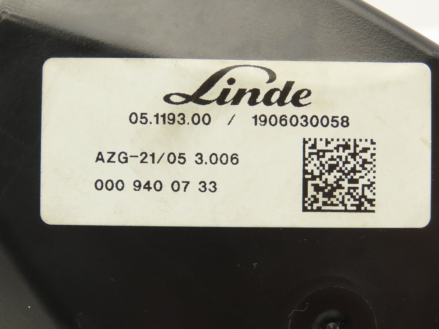 Linde 0009400733 Forklift Display Controller Module 05119300 Removed From E20C
