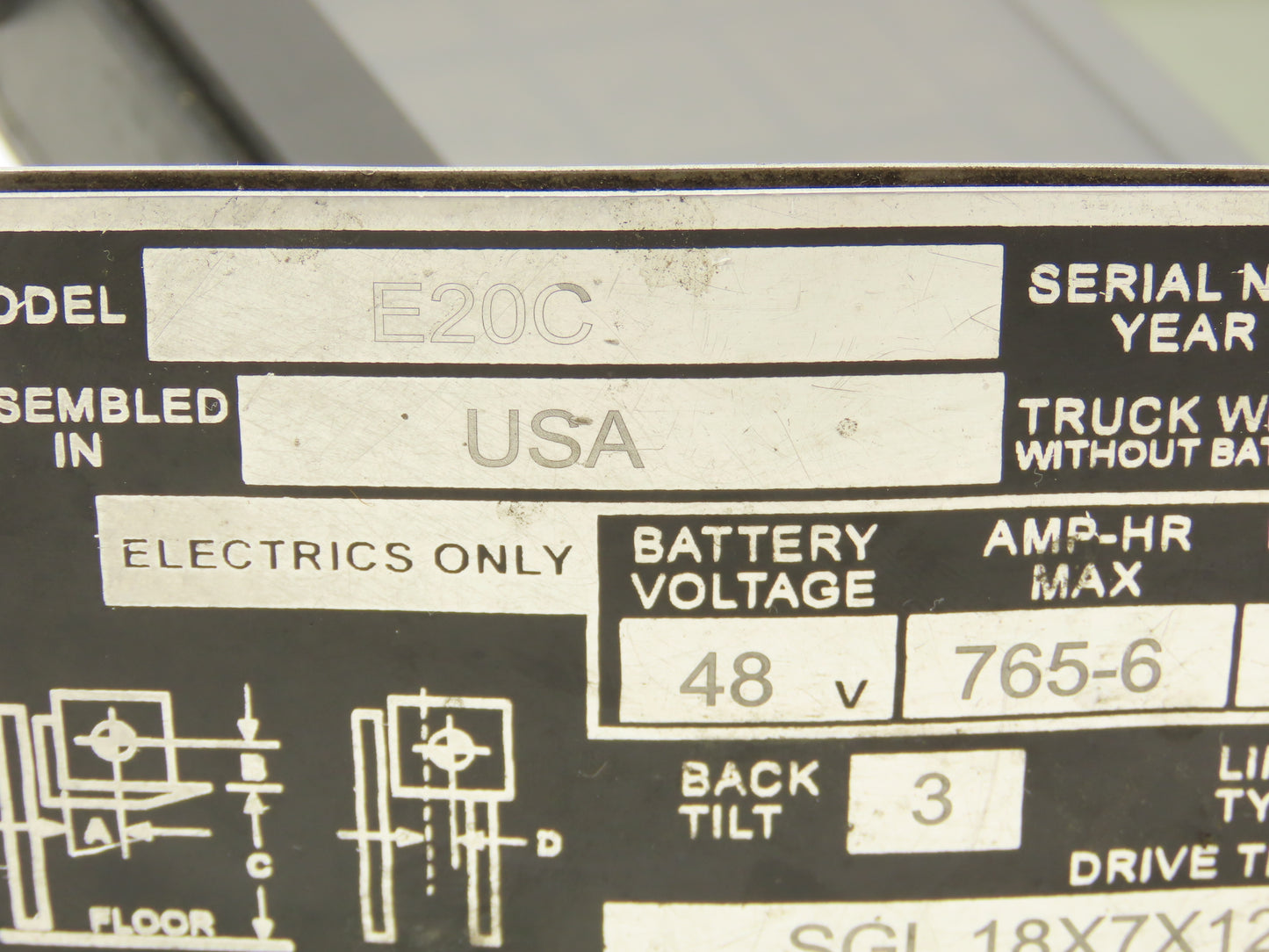 Linde 0009400733 Forklift Display Controller Module 05119300 Removed From E20C