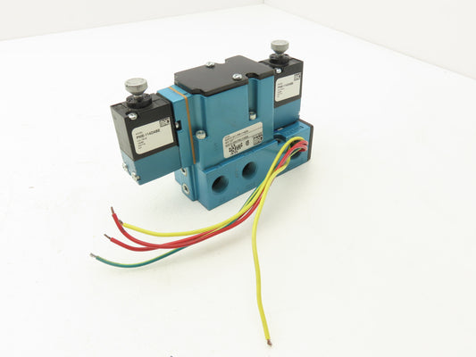 MAC 6221C-211-PM-114DA Pneumatic Solenoid Valve 3/8" Ports 120VAC Coil 150PSI