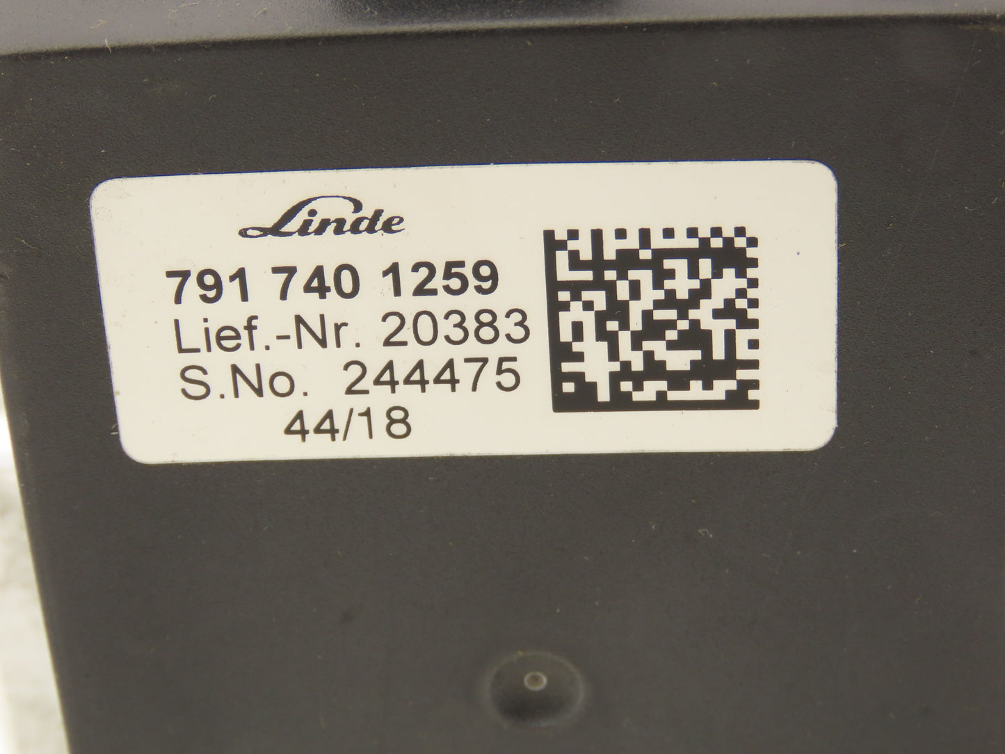 Linde 791 740 1259 Forklift Voltage Transformer Removed From E20C