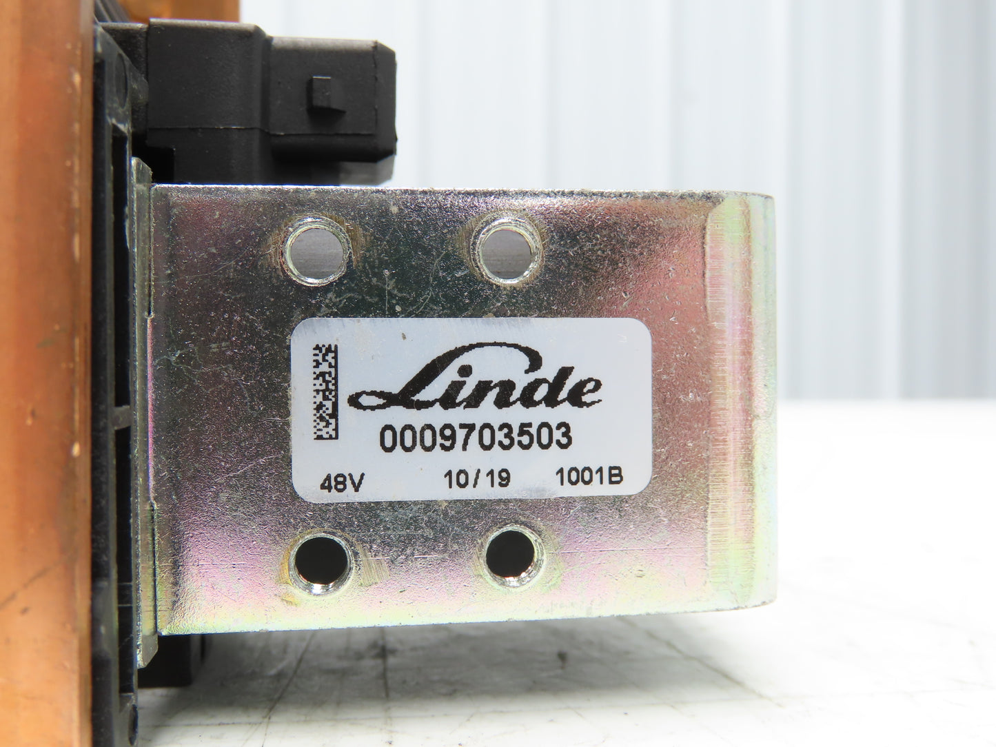 Linde 0009703503 Forklift Motor Contactor Assembly 48VDC Removed From E20C